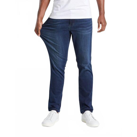 NEW MUGSY fultons classic fit stretch denim flexible jean in blue